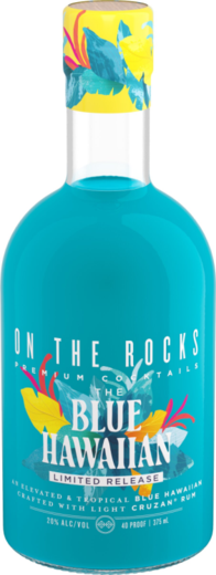 On The Rocks Cocktails Cruzan Blue Hawaiian